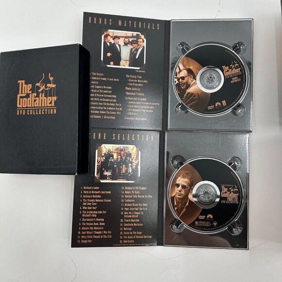 The Godfather 5-Disc DVD Collection 2001 Collectors Edition with Bonus Material - Picture 4 of 8